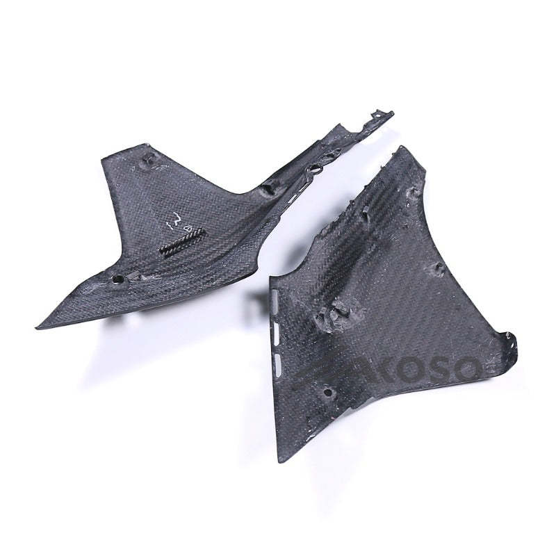 AKOSO Yamaha R1 2020-2024 Carbon Fiber Front Tank Upper Side Fairings Panels Fairing