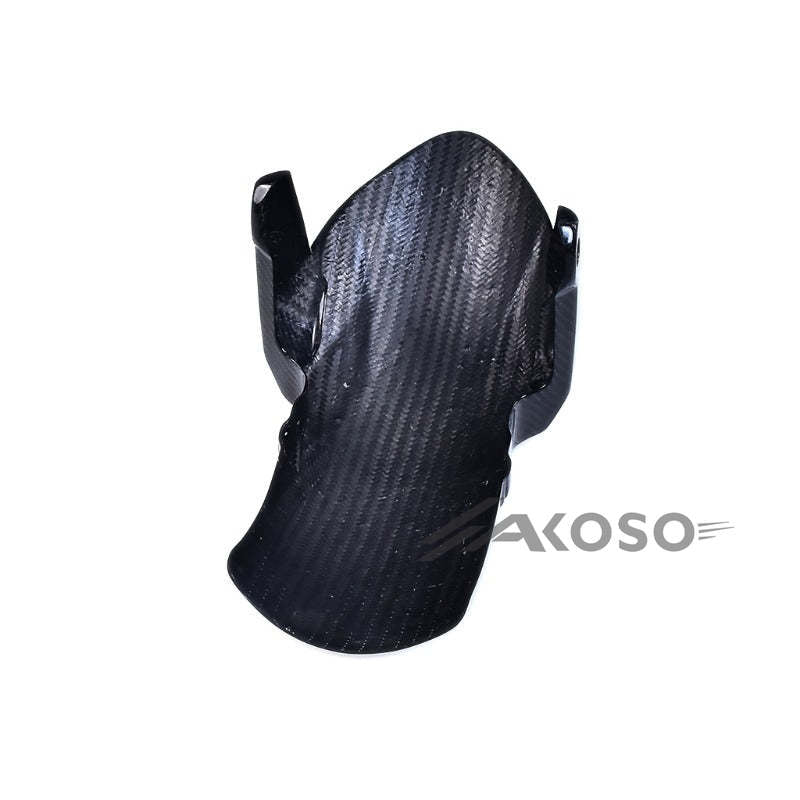 AKOSO 2014-2024 Kawasaki Ninja 650 Carbon Fiber Motorcycle Front Fender Hugger Mudguard Fairing