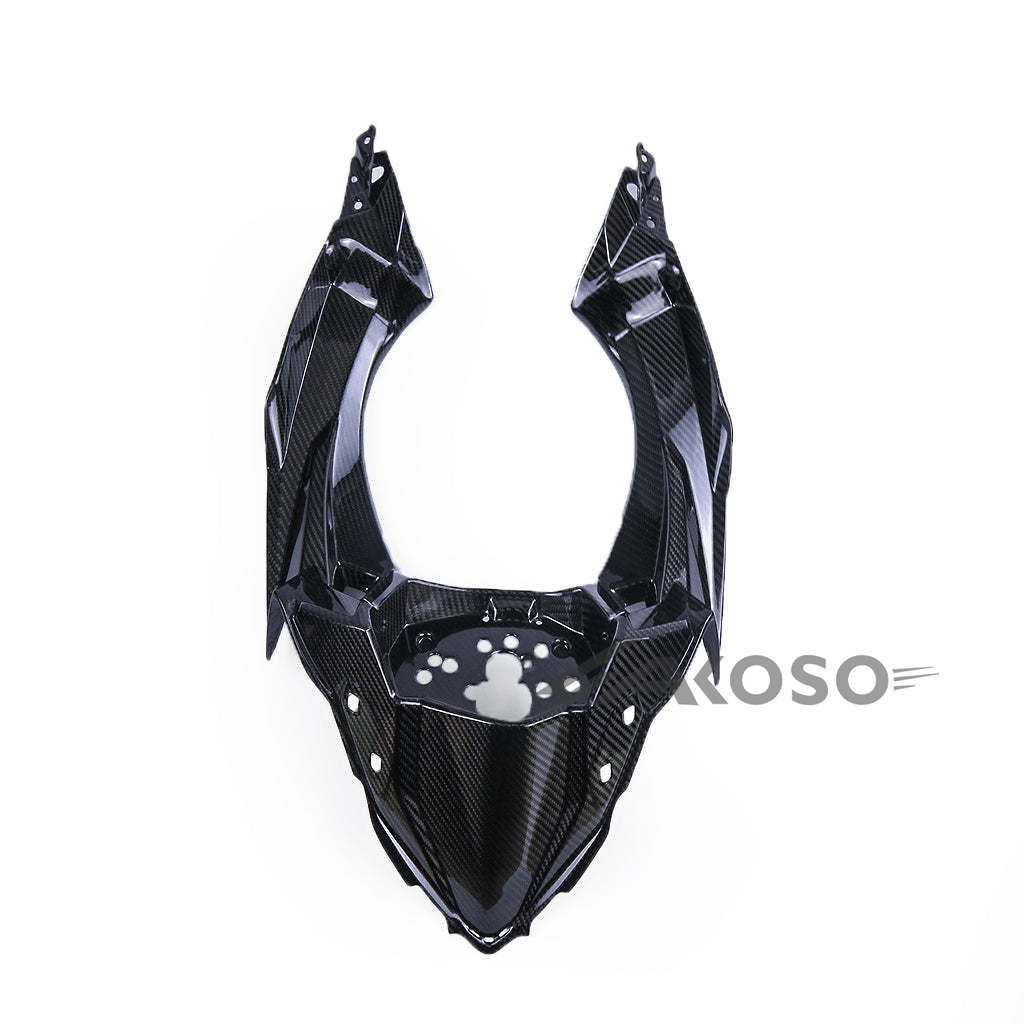 AKOSO 2018-2024 Kawasaki Ninja 400 Carbon Fiber Front Dashboard Cover Inner Panel Cowl Fairing Motorcycle