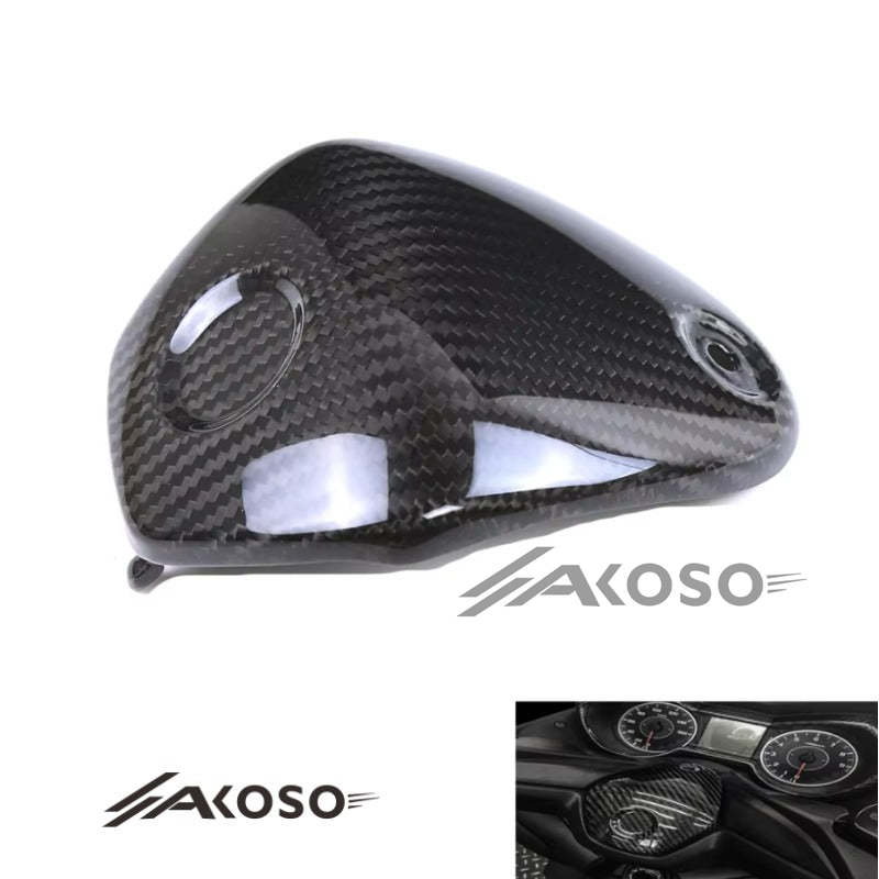 AKOSO 2017-2024 Yamaha XMAX 300 Carbon Fiber Handlebar Upper Central Cover