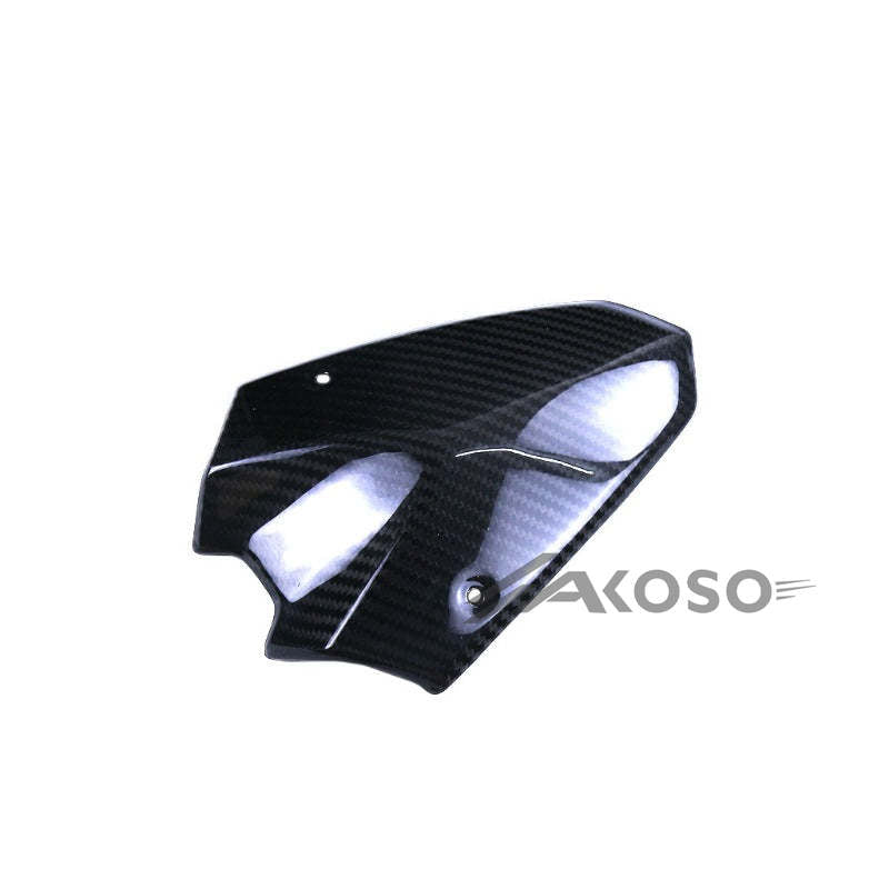 AKOSO 2014+ Kawasaki Z1000 Carbon Fiber Front Upper Headlight Under Windshield Panel Fairing