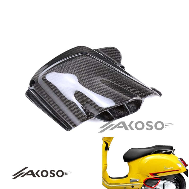 AKOSO Vespa GTS 300 HRE Fairing Motorcycle Carbon Fiber Engine Hood Cover