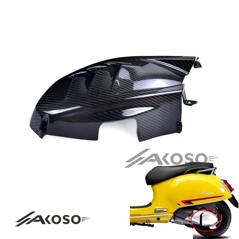 AKOSO Vespa GTS 300 HRE Fairing Motorcycle Carbon Fiber Engine Hood Cover