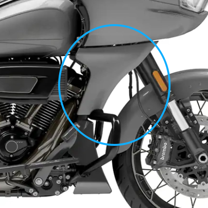 AKOSO 2024-2025 CVO Road Glide Carbon Fiber Side Spoiler Protector Covers