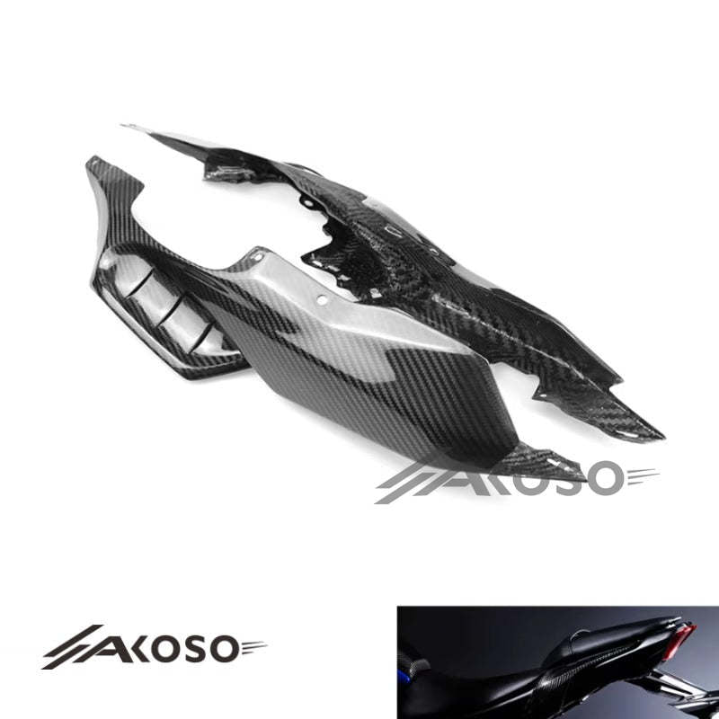 AKOSO Yamaha MT07 MT-07 2014-2017 Carbon Fiber Rear Under Tail Seat Side Panels