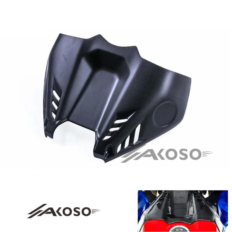 AKOSO 2021-2024 Honda CBR1000RR-R Carbon Fiber Front Fuel Tank Cover Fairing Cowl Motorcycle