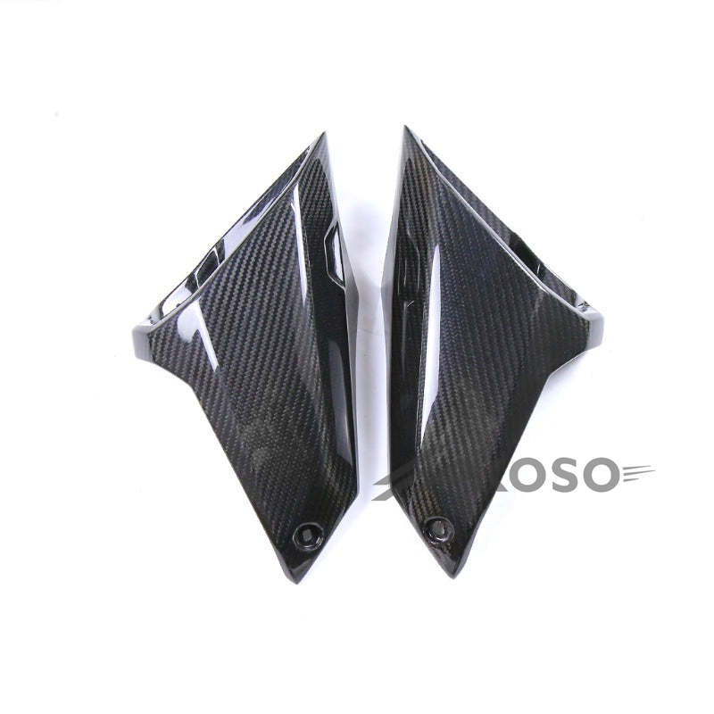 AKOSO 2017-2020 YAMAHA MT09 FZ09 Carbon Fiber Fuel Tank Side Panels Frame Trim Cover