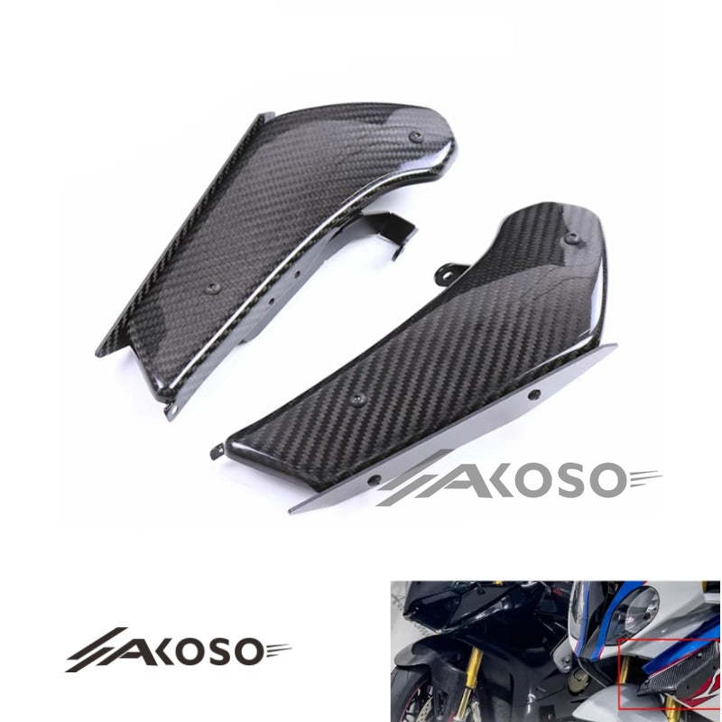 AKOSO 2019-2022 BMW S1000RR Carbon Fiber Side Panels Fixed Wings Winglets