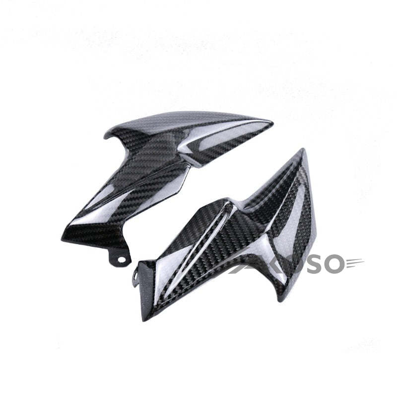 AKOSO 2020-2024 Kawasaki Z900 Carbon Fiber Motorcycle Front Side Nose Headlight Fairing Panel