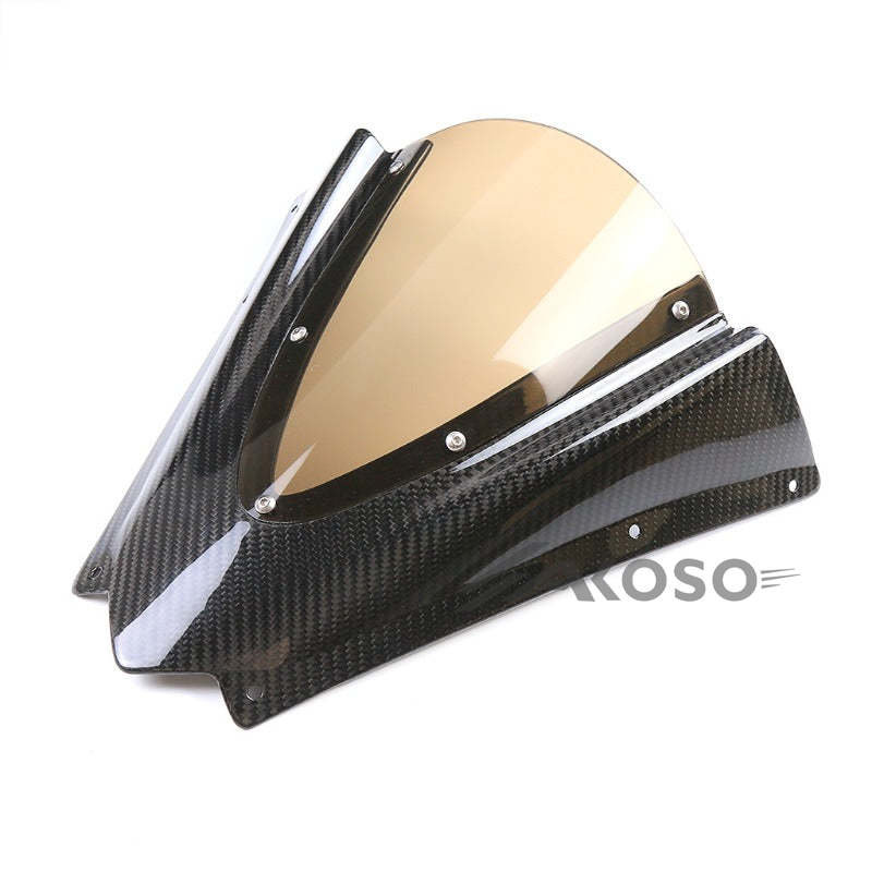 AKOSO 2015-2024 Kawasaki Ninja H2 H2R Carbon Fiber Motorcycle Wind Deflectors Windshield Windscreen