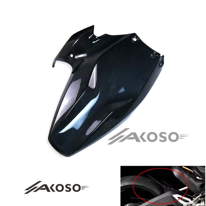 AKOSO Ducati Panigale 1199 1299 V2 Carbon Fiber Rear Mudguard Fender Fairing