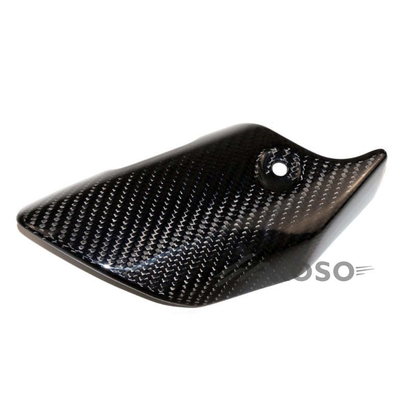 AKOSO 2015-2019 Yamaha R1 R1M Carbon Fiber Exhaust Pipe Cover Protector Heat Shield Fairing