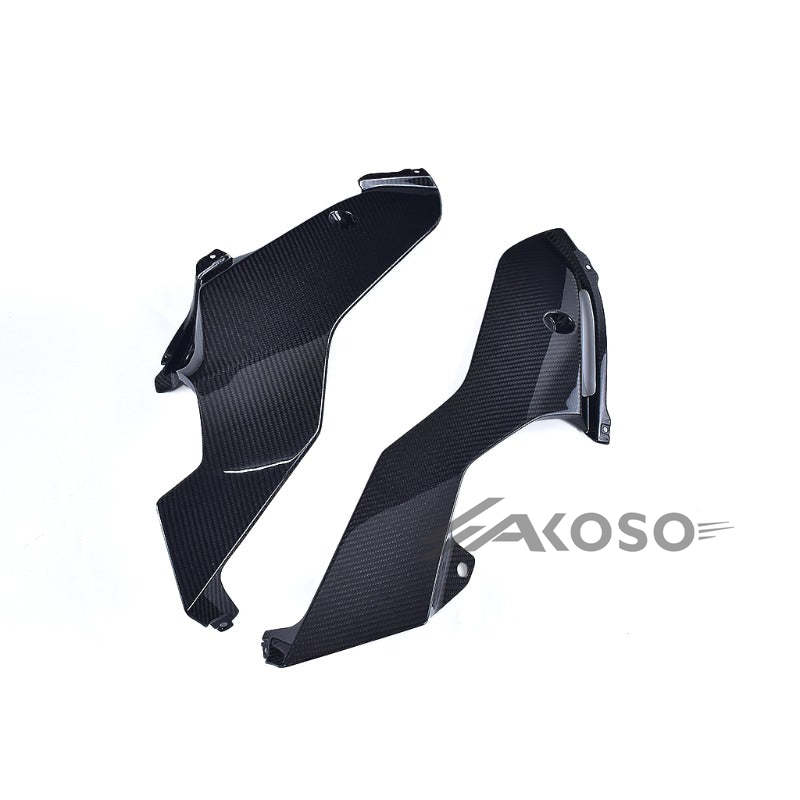 AKOSO 2017-2024 Yamaha R6 Fiber Carbon Lower Bottom Oil Belly Pan Guard Fairing Cowl