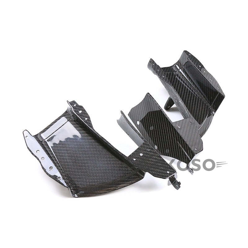 AKOSO 2019-2022 BMW S1000RR Carbon Motorcycle Front Carbon Fiber Air Intake Fairing