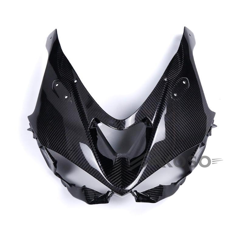 AKOSO 2024+ Kawasaki ninja ZX6R 636 Carbon Fiber Front Nose Headlight Cover Fairing