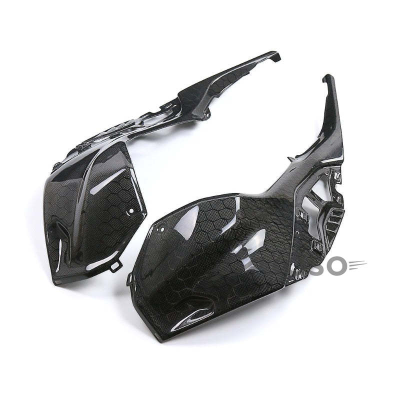 AKOSO 2019-2024 BMW S1000RR Carbon Fiber Fuel Tank Side Cover Side Panel