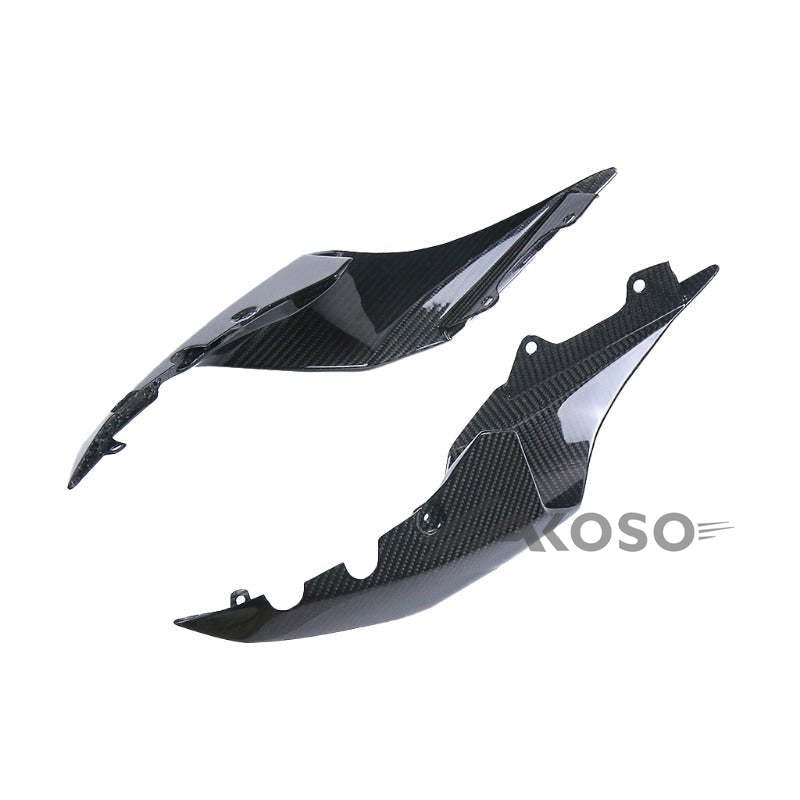 AKOSO 2015-2019 Yamaha YZF R1 R1S R1M Carbon Fiber Tail Frame Cover Fairing Rear Seat Side Panel Cover