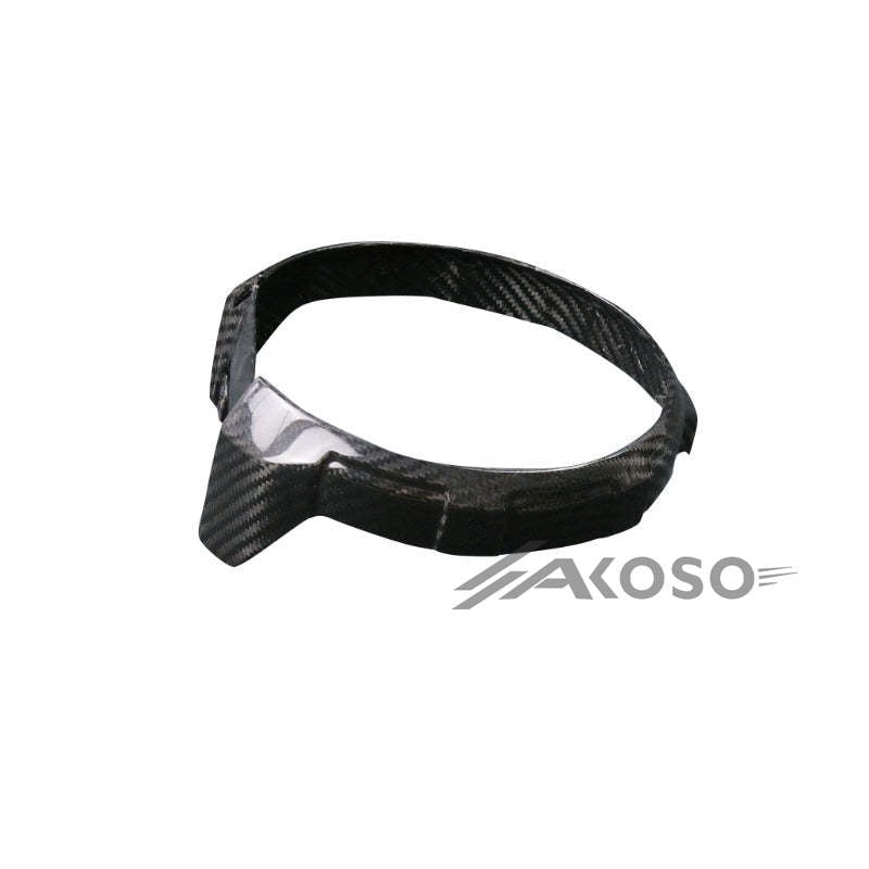 AKOSO 2014-2018 Honda CB650F CBR650F Carbon Fiber Front Headlamp Headlight Ring Cover Trim