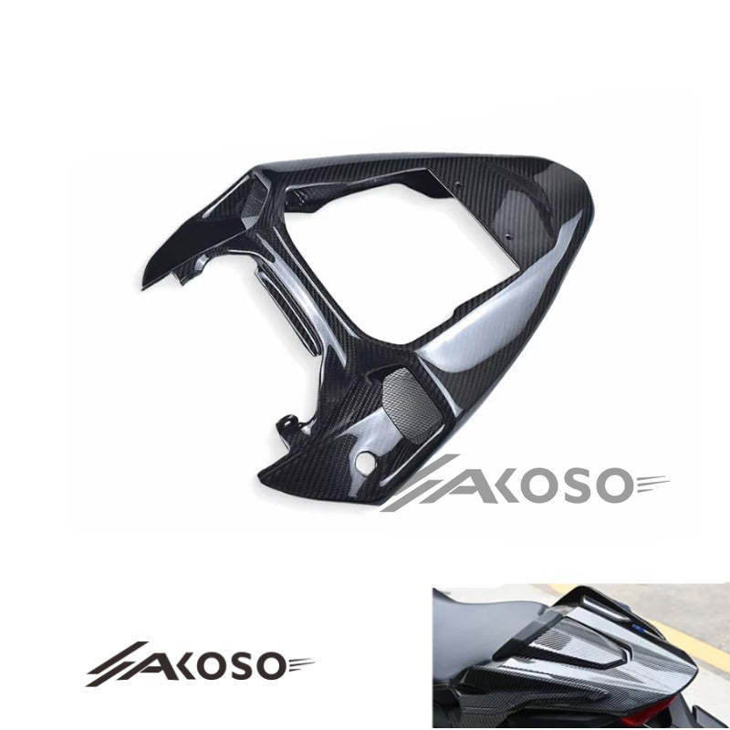 AKOSO 2019+ Honda CB650R CBR650R Carbon Fiber Tail Rear Seat Under Tray Cover Cowl Fairing