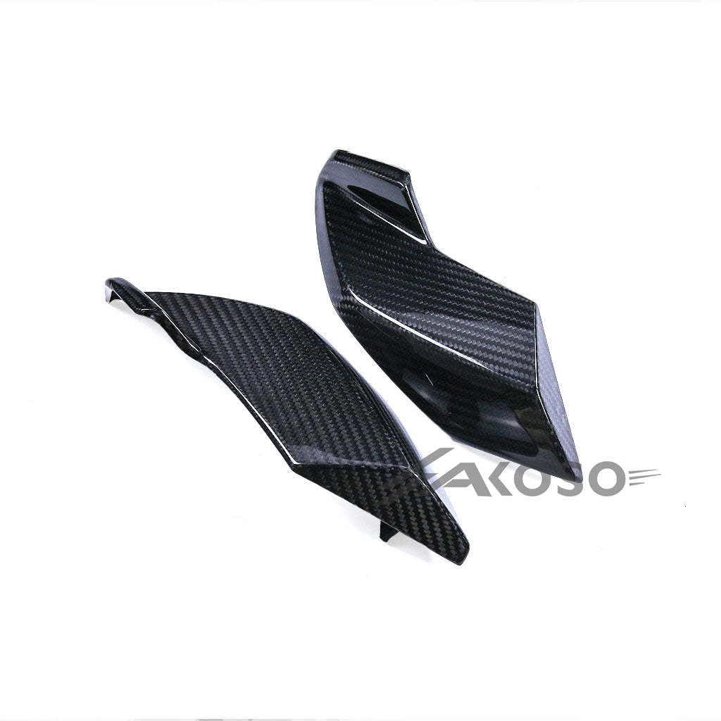 AKOSO 2021-2024 BMW S1000R Motorcycle Carbon Fiber Accessories Front Lower Side Fairings