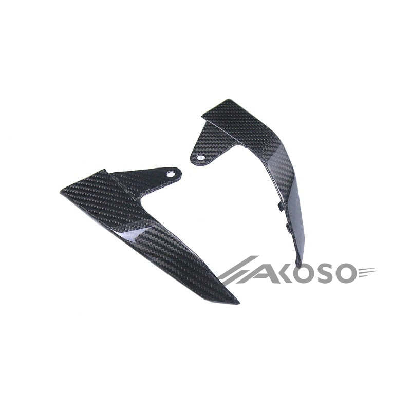 AKOSO 2017-2020 Yamaha MT09 FZ09 Carbon Fiber Motorcycle Headlight Cover Bracket Shell Shield