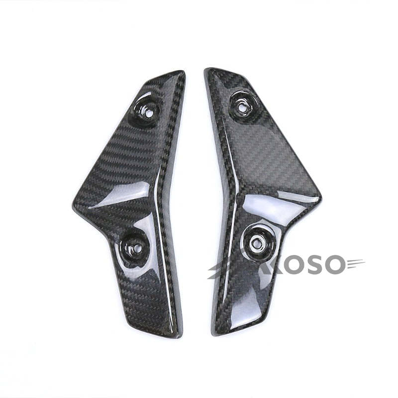 AKOSO 2020-2022 Triumph Street Triple 765 R/RS Carbon Fiber Motorcycle Side Panel of Radiator Cap