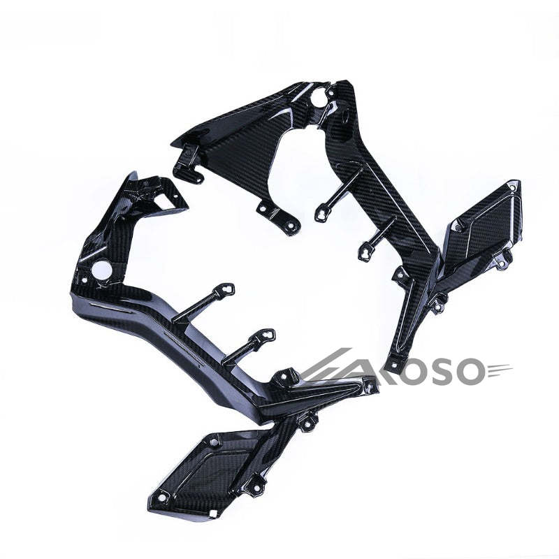 AKOSO 2014-2018 Honda CB650F CBR650F Carbon Fiber Motorcycle Fairing Side Panels Frame Cover