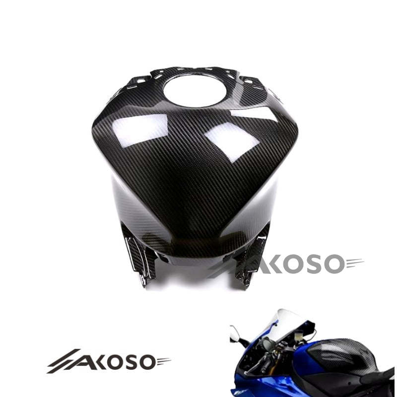 AKOSO 2022-2024 Yamaha R3 Full Carbon Fiber Fuel Tank Cover Tank Guard Fairing