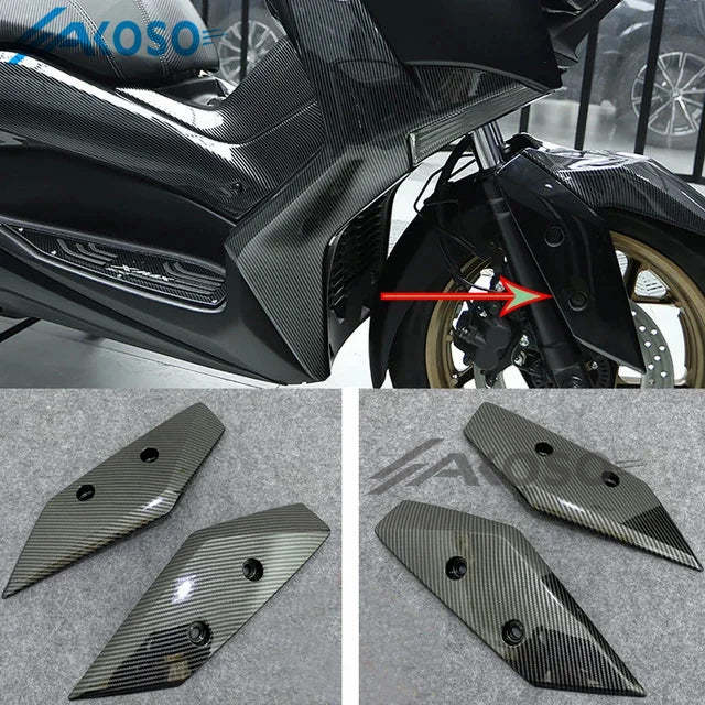 AKOSO 2017-2024 Yamaha XMAX 300 Carbon Fiber Front Fender Side Trim Covers