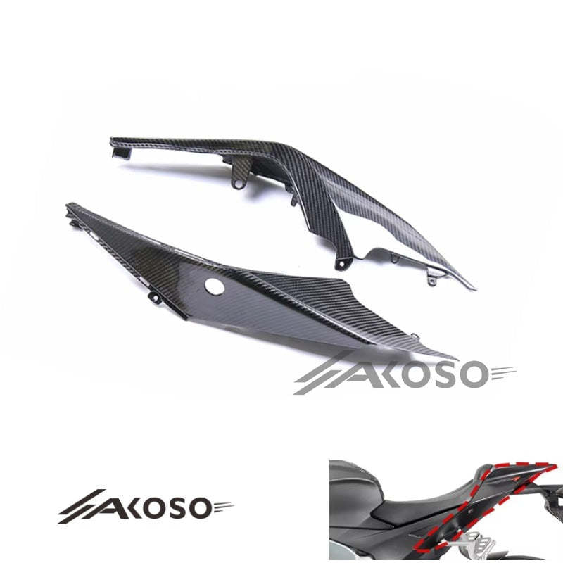 AKOSO Aprilia RSV4 2021+ Carbon Fiber Motorcycle Tail Trim Panel Rear Side Panel