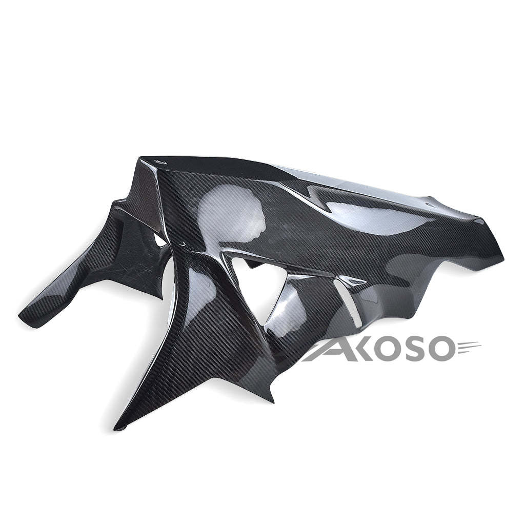 AKOSO 2015-2018 BMW S1000RR Motorcycle Carbon Fiber Side Under Fairing Panel Belly Pan Panel Cowl Fairing