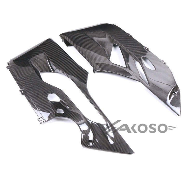 AKOSO Ducati Panigale 899 959 1199 1299 Carbon Fiber Lower Side Fairing Belly Pan