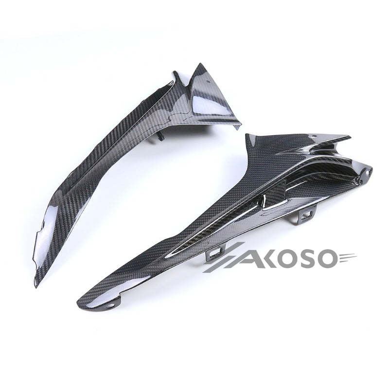 AKOSO 2015-2018 BMW S1000RR Carbon Fiber Upper Side Fairings Panels Side Covers Cowlings