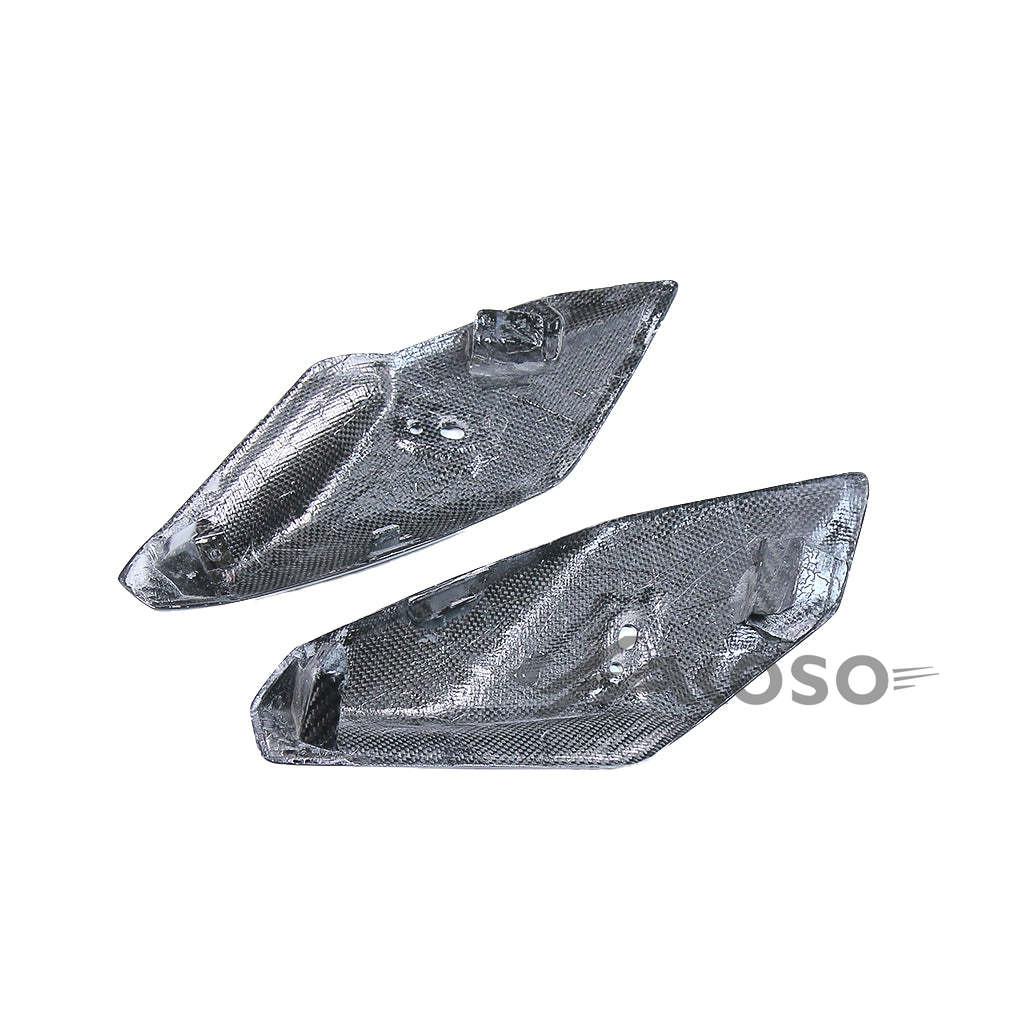 AKOSO 2014-2020 BMW S1000R Carbon Fiber Motorcycle Front Headlight Side Panels Cover Fairing