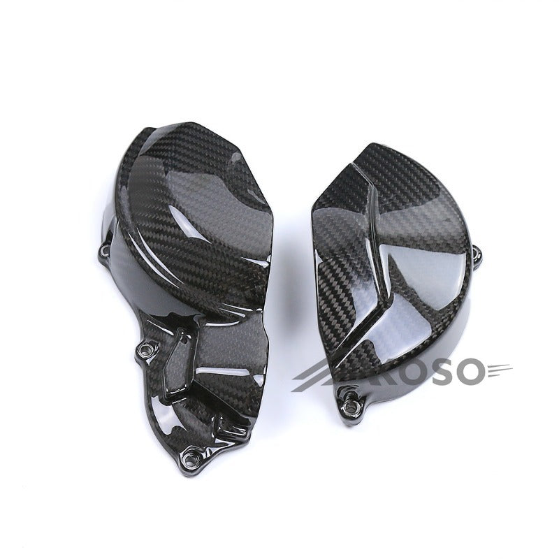 AKOSO 2021 2022 Aprilia RS660 Carbon Fiber Motorcycle Left and Right Engine Clutch Covers