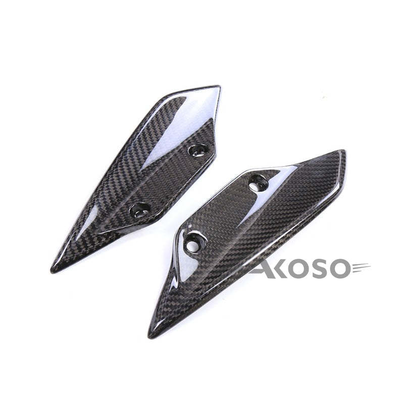 AKOSO 2009-2014 BMW S1000RR Carbon Fiber Front Fairing Headlight Side Panel Cover