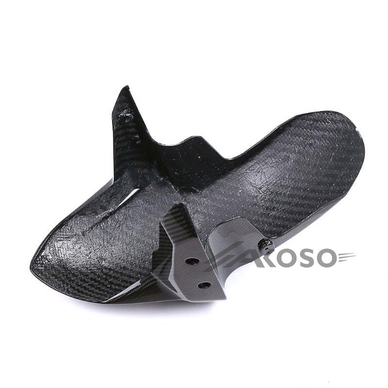 AKOSO 2022-2024 Yamaha YZF-R3 YZF R3 Carbon Fiber Front Fender Splash Hugger Mudguard