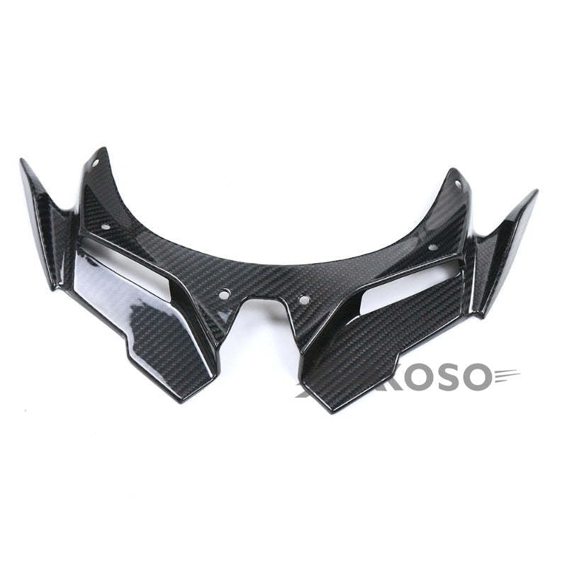 AKOSO 2020+ Kawasaki Ninja ZX-4R ZX-4RR ZX25R Carbon Fiber Front Lower Wing Beak Winglets Cover