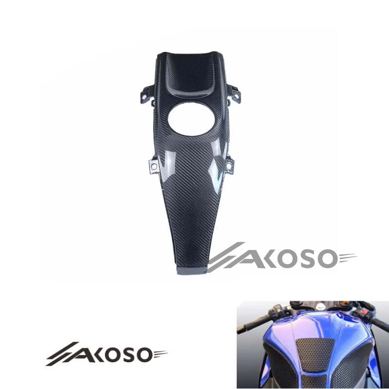 AKOSO 2022-2024 Yamaha R7 Carbon Fiber Fuel Gas Tank Center Cover Panel Fairing