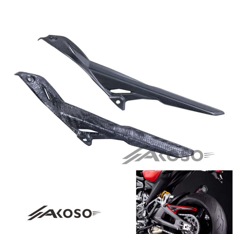 AKOSO 2021+ Ducati Monster 937 Carbon Fiber Motorcycle Accessories Chain Cover