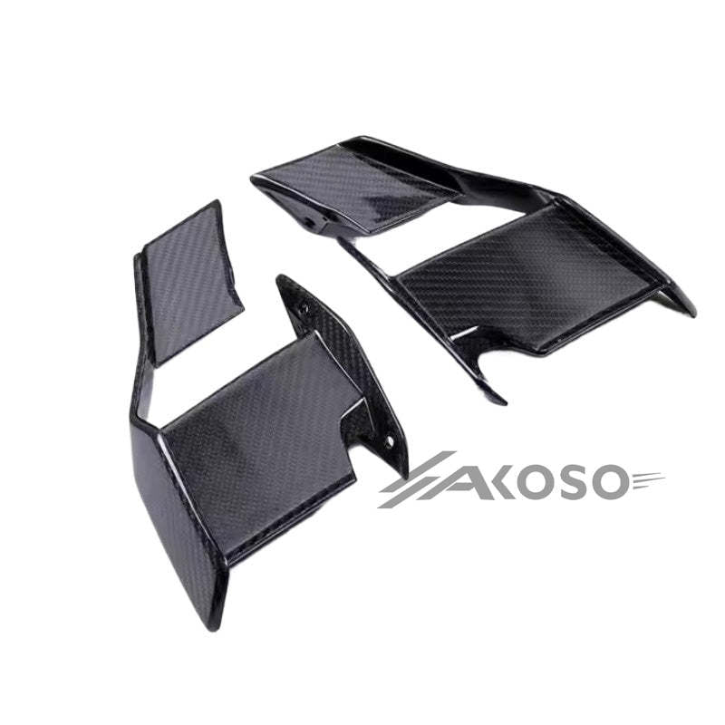 AKOSO 2021-2024 BMW S1000R M1000R Carbon Fiber Motorcycle Front Fairings Side Winglets