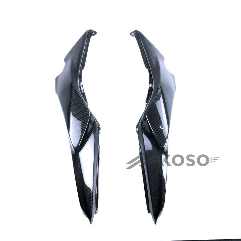 AKOSO 2014-2024 Kawasaki Ninja 650 Carbon Fiber Motorcycle Rear Seat Side Fairing Cowl Panel