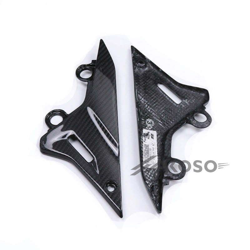 AKOSO 2023-2024 CFMOTO 800NK Carbon Fiber Fender Motorcycle Connected Lower Decorative Panel Cover