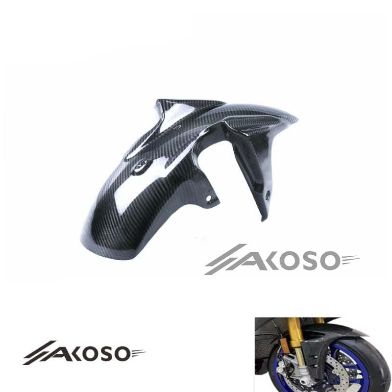 AKOSO Yamaha MT07 MT-07 2014-2017 Carbon Fiber Mudguard Front Wheel Fender Hugger