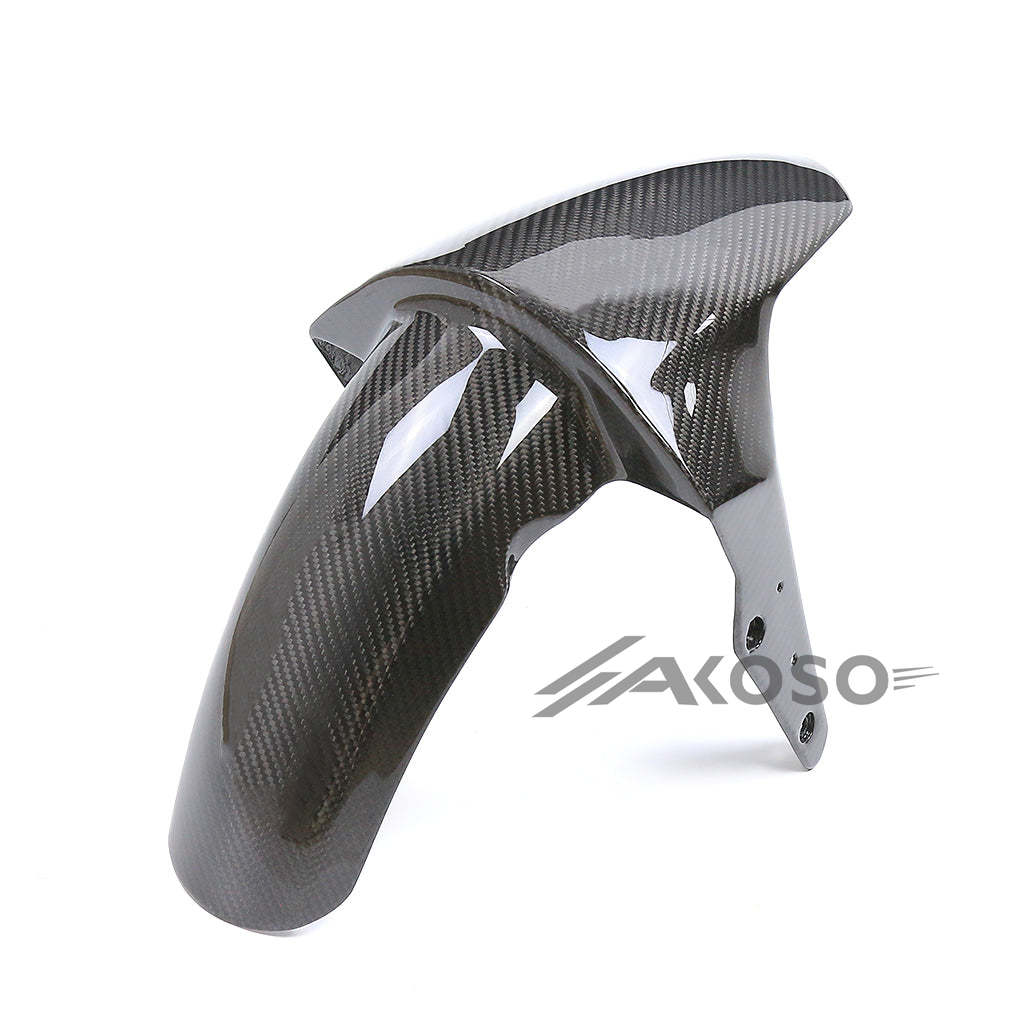 AKOSO 2021-2023 Aprilia GPR250R Front Fender Carbon Fiber Mudguard Splash Hugger Wheel Cover