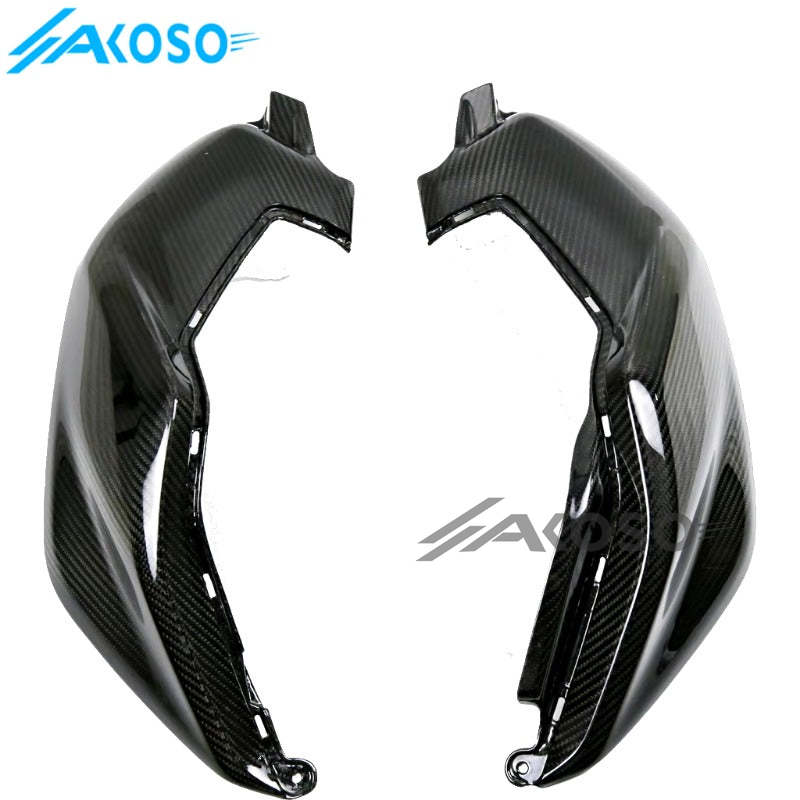 AKOSO 2018-2022 Yamaha MT07 FZ07 Carbon Fiber Fuel Gas Tank Side Panels Covers Fairing