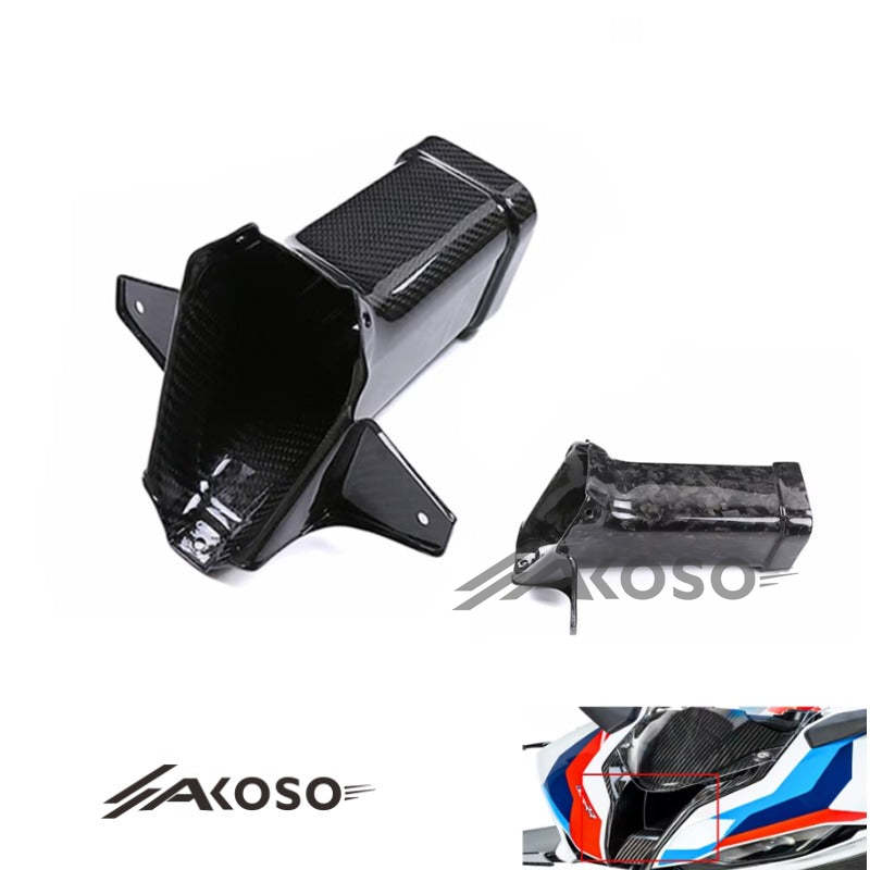 AKOSO 2023-2024 BMW M1000RR K66 Carbon Fiber Motorcycle Front Air Intake Fairing