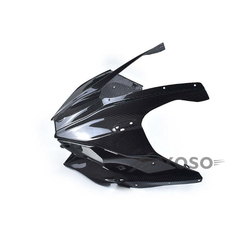 AKOSO 2015-2024 Kawasaki Ninja H2 H2R Carbon Fiber Motorcycle Front Headlight Fairing