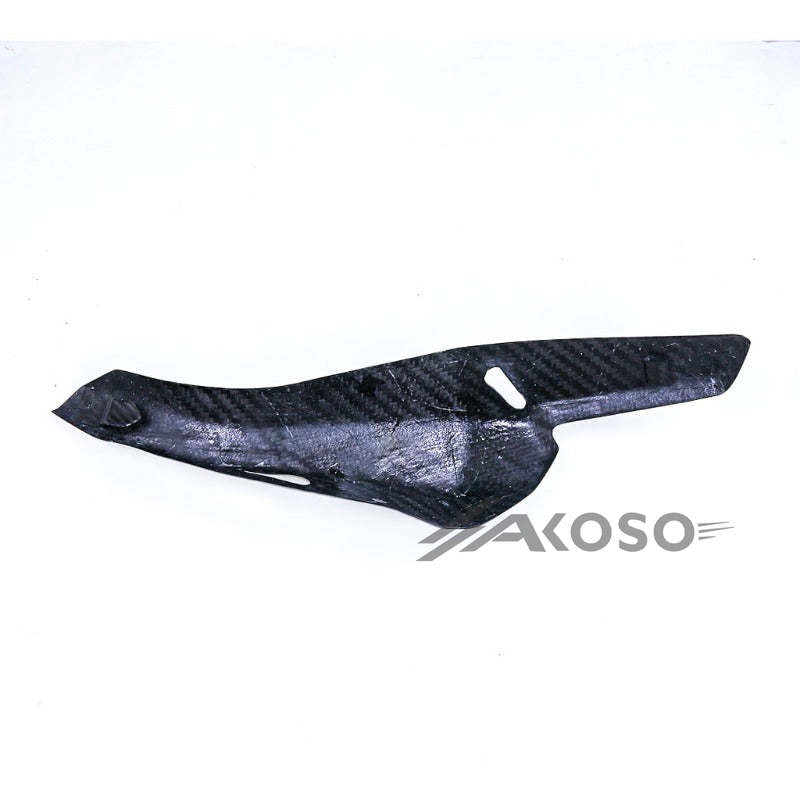 AKOSO 2018-2024 Kawasaki Ninja 400 Carbon Fiber Motorcycle Fairing Exhaust Pipe Shell Heat Shield Cover