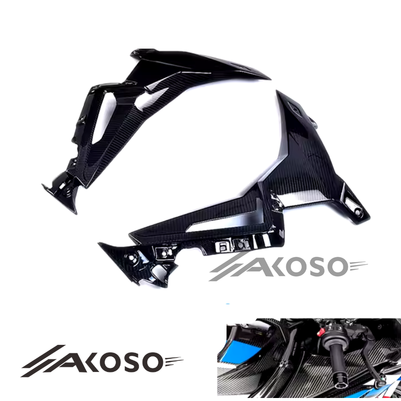 AKOSO 2021-2024 BMW S1000R Motorcycle Carbon Fiber Inner Side Fairings